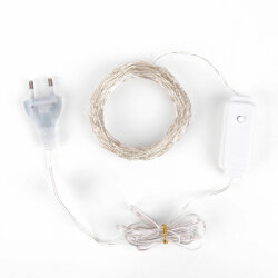 Гирлянда нить "роса" белый 10М IP20 400-009 (060411)