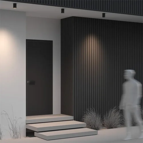 Потолочный светильник Люкс / Luxe 3000К 10Вт IP 65 (Черный) O500CL-L10B3K - фото 5