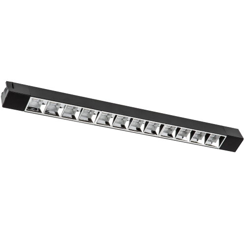 ULB-Q282 30W-4000K BLACK Светильник-прожектор светодиодный трековый, Линейный, 2500 Лм, Белый свет 4000К, Корпус черный - фото 1