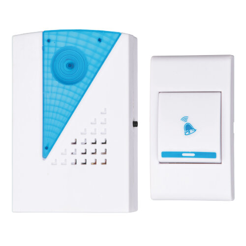 UDB-Q031 W-R1T1-32S-100M-WH Звонок беспроводной, 36 мелодий, Световая индикация, Белый - фото 1