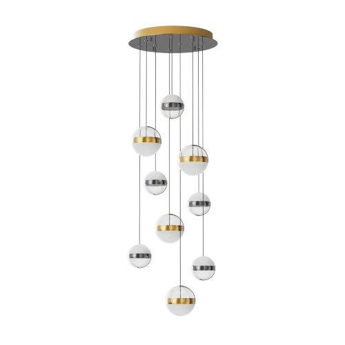 Люстра каскадная «ODEON LIGHT» 5037/84L, серия: RONI (крепление на планке). Фото 1.