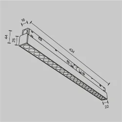 Трековый светильник Точки / Points Exility 4000K 24Вт 36° (Белый) TR031-2-24W4K-W
