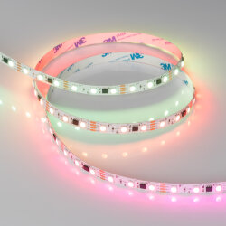 Светодиодная лента SPI-В60-10mm 12V RGB-РХ3-ВРТ (12 W/m, IP20, 5060, 5m) (Arlight, бегущий огонь) 039179
