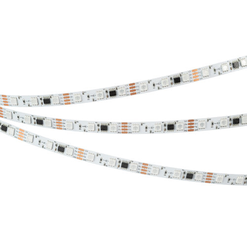 Светодиодная лента SPI-В60-10mm 12V RGB-РХ3-ВРТ (12 W/m, IP20, 5060, 5m) (Arlight, бегущий огонь) 039179 - фото 3