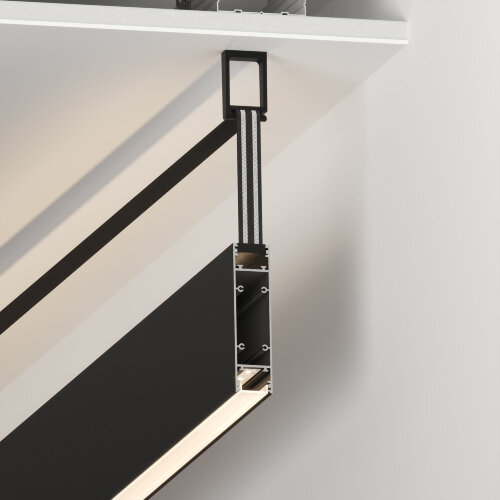 Профиль SL-LINE-25100-DUAL-2500 BLACK (Arlight, Алюминий) - фото 4