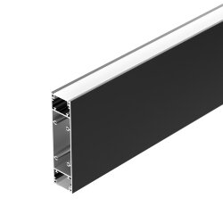 Профиль SL-LINE-25100-DUAL-2500 BLACK (Arlight, Алюминий) 033735