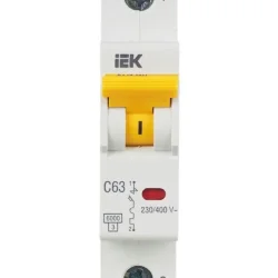 Выключатель автоматический модульный 1п C 63А 6кА ВА47-60M KARAT IEK MVA31-1-063-C
