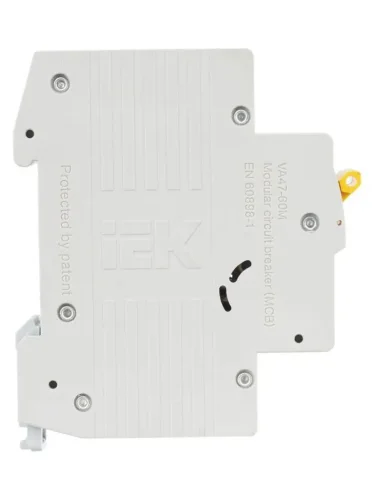 Выключатель автоматический модульный 1п C 63А 6кА ВА47-60M KARAT IEK MVA31-1-063-C - фото 6