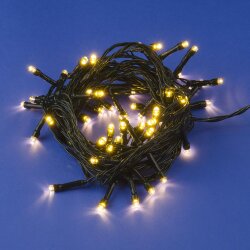 ULD-S0500-050-DGA WARM WHITE IP20 Гирлянда светодиодная, 5м, 50 светодиодов, Теплый белый свет, Провод зеленый