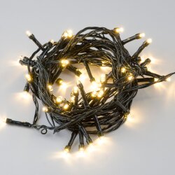 ULD-S0500-050-DGA WARM WHITE IP20 Гирлянда светодиодная, 5м, 50 светодиодов, Теплый белый свет, Провод зеленый