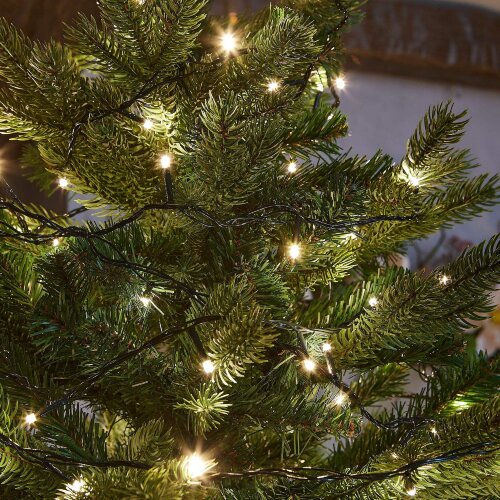 ULD-S0500-050-DGA WARM WHITE IP20 Гирлянда светодиодная, 5м, 50 светодиодов, Теплый белый свет, Провод зеленый - фото 7