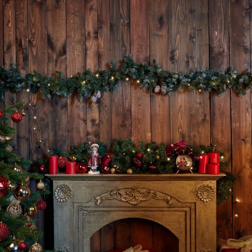 ULD-S0500-050-DGA WARM WHITE IP20 Гирлянда светодиодная, 5м, 50 светодиодов, Теплый белый свет, Провод зеленый - фото 5