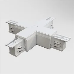 Коннектор Х-образный Trinity белый (Белый)