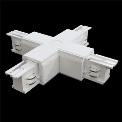 Коннектор Х-образный Trinity белый (Белый)