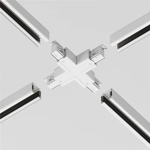 Коннектор Х-образный Trinity белый (Белый) - фото 5