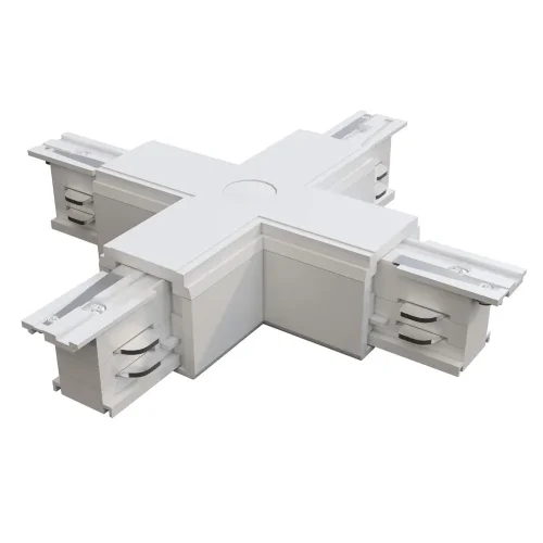 Коннектор Х-образный Trinity белый (Белый) - фото