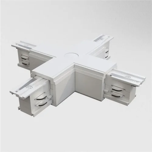 Коннектор Х-образный Trinity белый (Белый) - фото 2