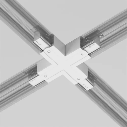 Коннектор Х-образный Trinity белый (Белый) - фото 6