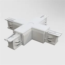 Коннектор Х-образный Trinity белый (Белый) TRA005CX-31W