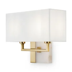 Настенный светильник (бра) Bianco E14х2 60Вт (Латунь)