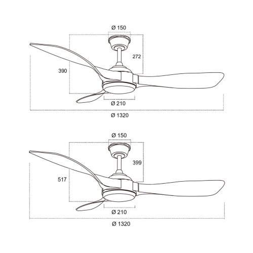 Потолочный светильник-вентилятор «Sonex» 7701/24L, серия: STORM (крепление на планке). Фото 3.