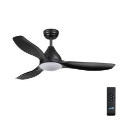 Потолочный светильник-вентилятор «СОНЕКС» 7701/24L, серия: STORM (крепление на планке) - DC мотор 38Вт, 6 скоростей, таймер на 1/2/4 часа, реверс