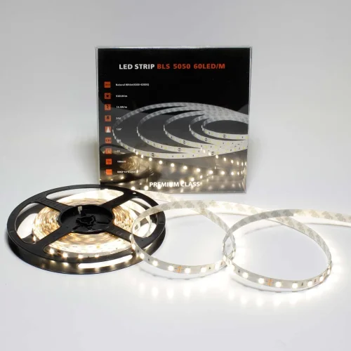 Светодиодная лента Class Premium, 5050, 60 led/m, Day White, 24V, IP33, А26 - фото I