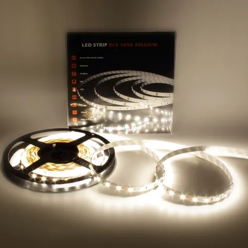 Светодиодная лента Class Premium, 5050, 60 led/m, Day White, 24V, IP33, А26 - фото II