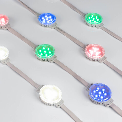 Модуль управляемый DMX-F10-D50 24V RGBW-Day (2W, IP68, 120 deg) (Arlight, Пластик, 3 года) - фото 1