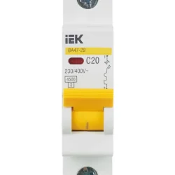 Выключатель автоматический модульный 1п C 20А 4.5кА ВА47-29 KARAT IEK MVA20-1-020-C