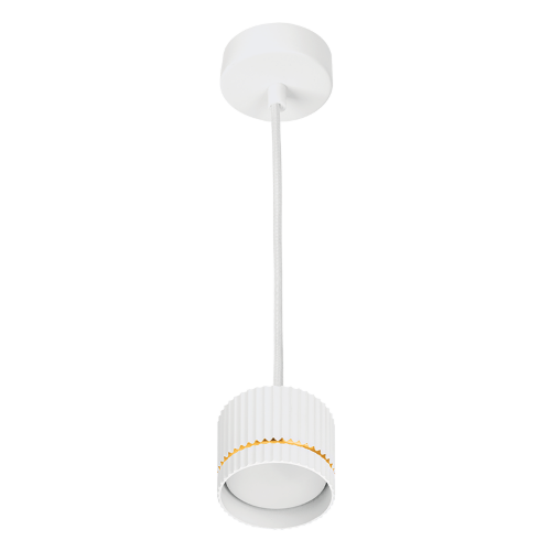 Светильник WOLTA WSL-GX53/P18WG под лампу GX53 Белый / золотой NIMB - фото 1.