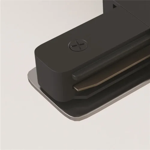 Коннектор прямой Unity встраиваемый черный (Черный) - фото 2