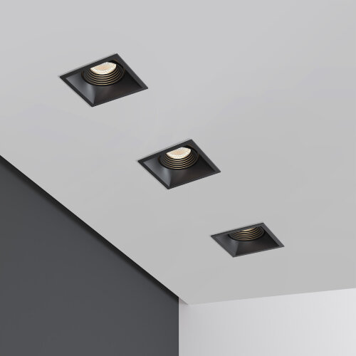 Светильник встраиваемый Punto черный - Фото 4