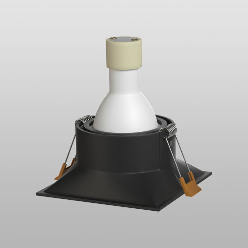 Светильник встраиваемый Punto GU10 черный - Фото 3