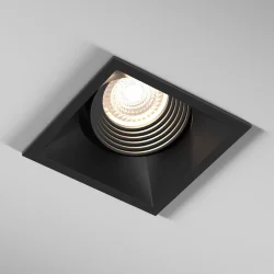 Светильник встраиваемый Punto черный 25017/01 (065473)