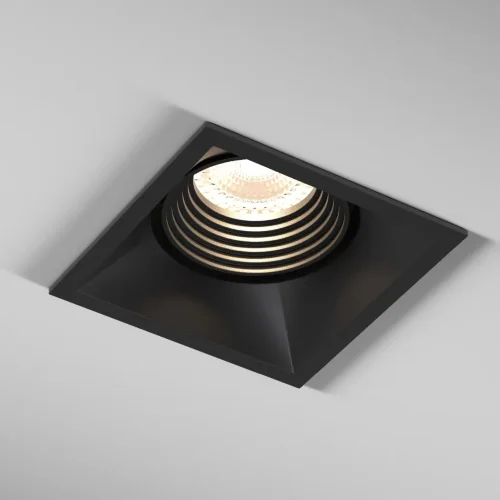 Светильник встраиваемый Punto черный 25017/01 - фото 2