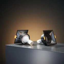 Светильник встраиваемый Punto черный 25017/01 (065473)