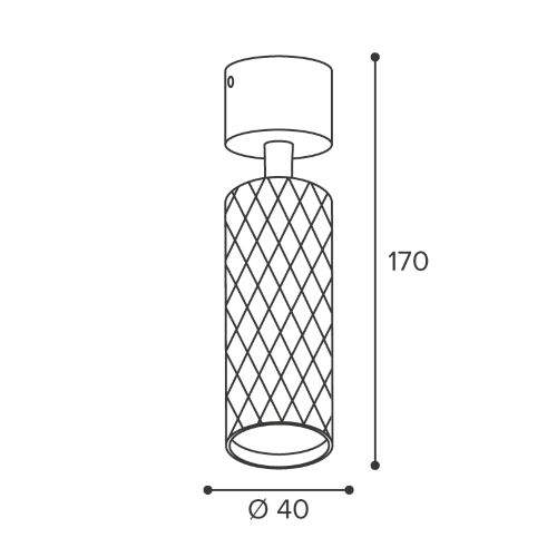 Светильник WOLTA WSL-MR11/S17BG под лампу MR11 с цоколем GU10 Черный / золотой PICCOLE - фото 2.
