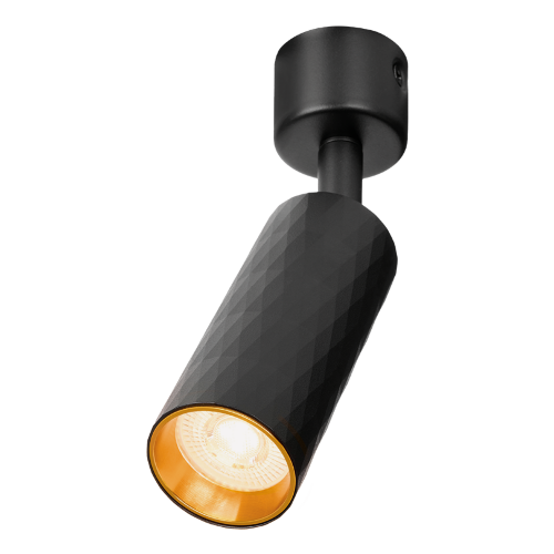 Светильник WOLTA WSL-MR11/S17BG под лампу MR11 с цоколем GU10 Черный / золотой PICCOLE - фото 3.