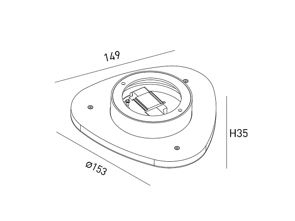 'Бра декоративное , Черный, 7Вт, 3000K, IP20, ML-TR153-BL-WW. Фото 3