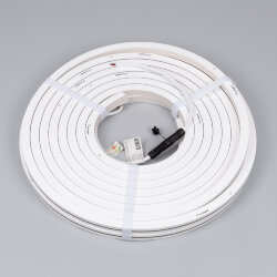Светодиодная лента герметичная MOONLIGHT-ТОР-Х280-16х16mm 24V Day4000 (10 W/m, IP67, 15m, wire х1) (Arlight, Вывод боковой, 5 лет) 044310