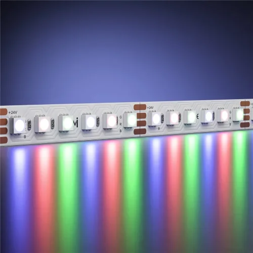 Светодиодная лента Ультра 24В 3838 14,4Вт/м Цветная (RGB) 5м IP 20 201131 (Белый) 201131 - фото