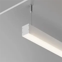 Алюминиевый профиль накладной-подвесной 35x35 (Серебро, 2 м), ALM-3535BT-S-2M 633001 (Серебро)