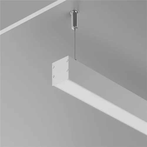 Алюминиевый профиль накладной-подвесной 35x35 (Серебро, 2 м), ALM-3535BT-S-2M 633001 (Серебро) 633001 - фото 4