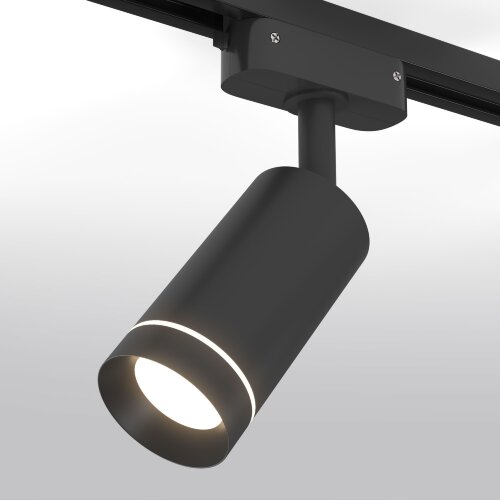 Трековый светодиодный светильник для однофазного шинопровода Glory черный 7W 4200K (1&nbsp;шт.) - фото 1