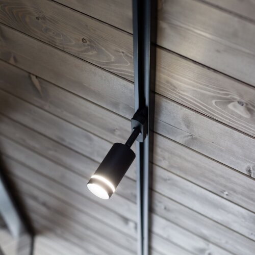 Трековый светодиодный светильник для однофазного шинопровода Glory черный 7W 4200K (1&nbsp;шт.) - Фото 6