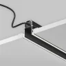 Шинопровод магнитный встраиваемый под ГКЛ 12,5 мм с каналом под светодиодную ленту (Черный) - фото 3