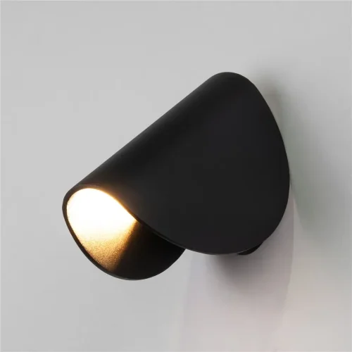 Настенный поворотный светодиодный светильник Taco чёрный IP54 1632 TECHNO LED - фото 2