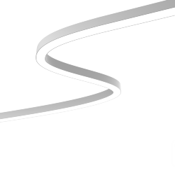 Линейный светильник 6063 Волна 70/75 (RAL9003/1000mm/LT70 — 4K/30W)