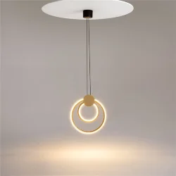 Подвесной светильник Link 3000К 20Вт (Черный и Латунь)